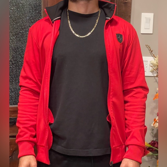 Men’s Puma Ferrari Scuderia Full Zip Red Jacket Size UK-L, US-M - Picture 3 of 7
